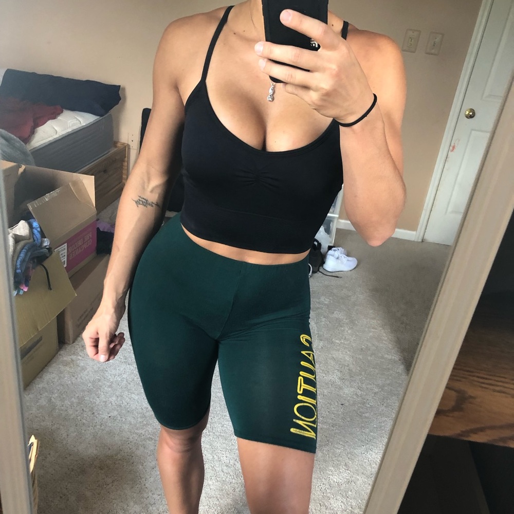CAUTION biker shorts